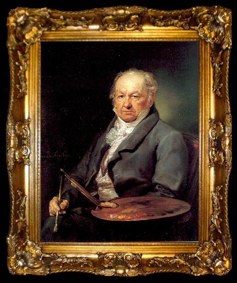 framed  Portana, Vicente Lopez The Painter Francisco de Goya, ta009-2